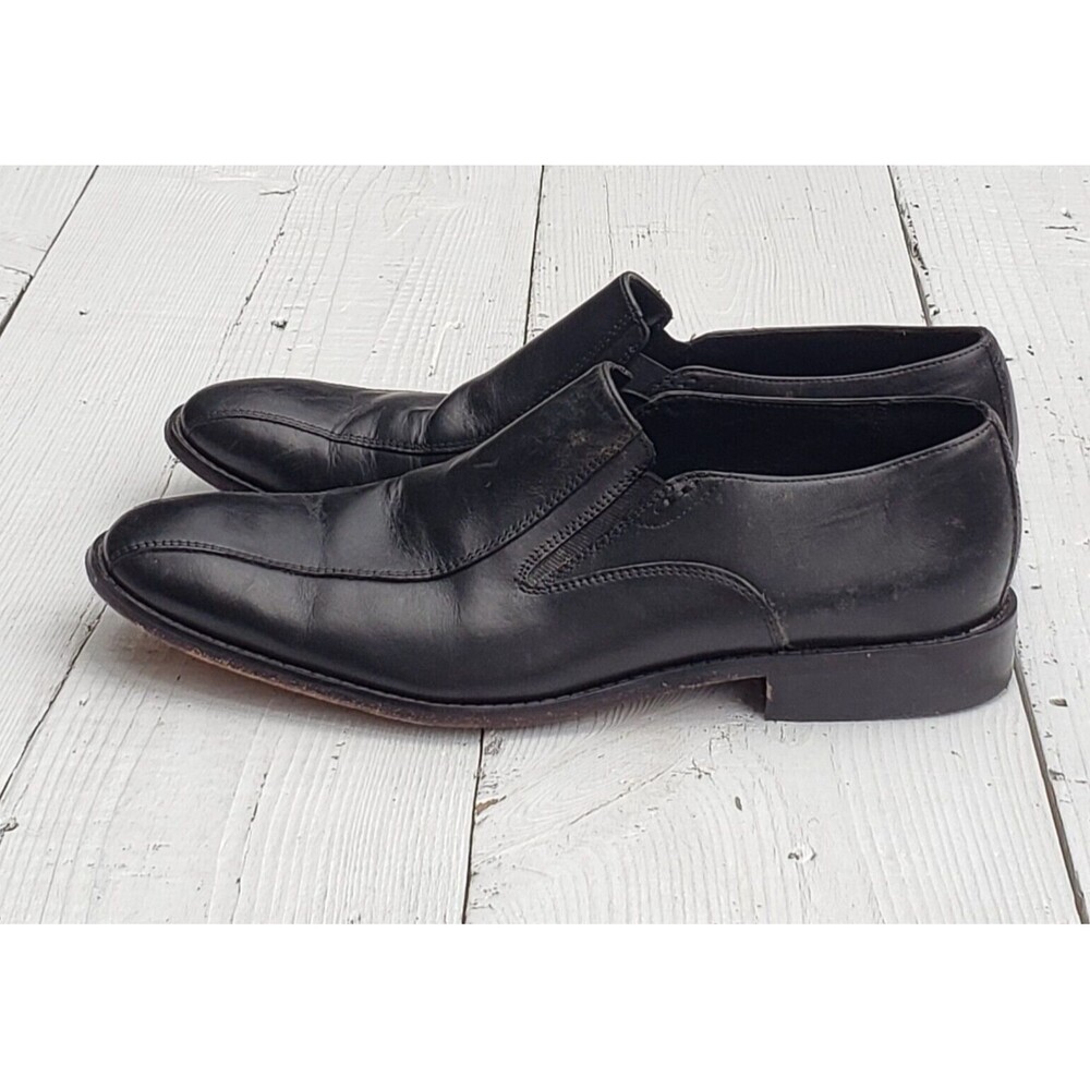 Bostonian Men's Black Oxford Slip On Leather Shoes US 10.5 EU 44